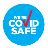 We're COVID Safe Logo